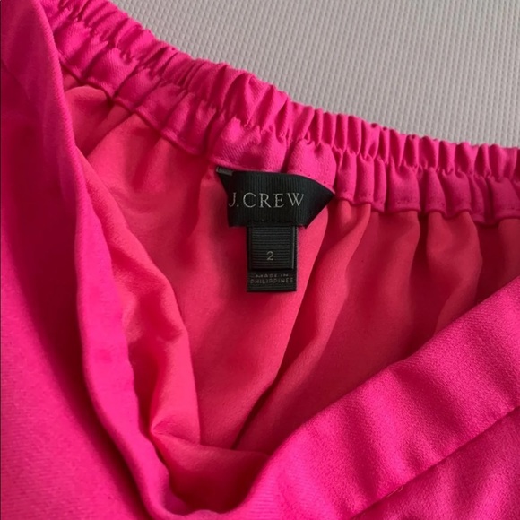 J Crew Hot pink ruffle skirt - Picture 3 of 3